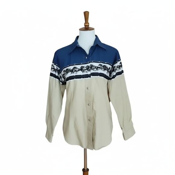 Roper Vintage Horse Button Down Shirt - Picture 7 of 9